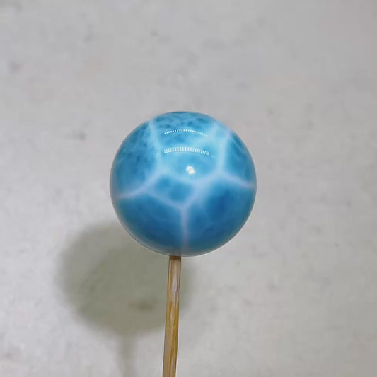 海紋石珠 16mm-17mm｜天然海紋石 單顆販售